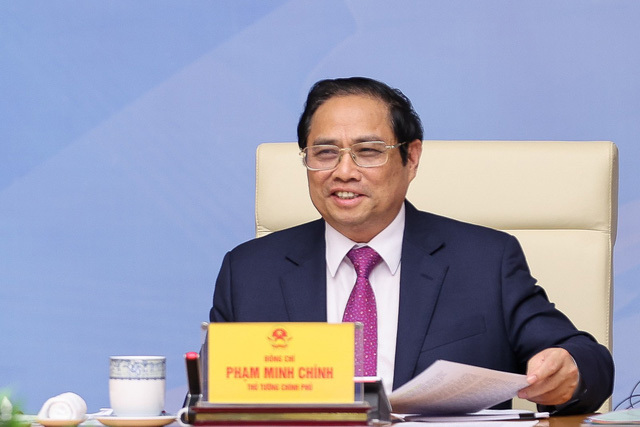Thủ tướng Chính phủ Phạm Minh Chính phát biểu tại Hội nghị.