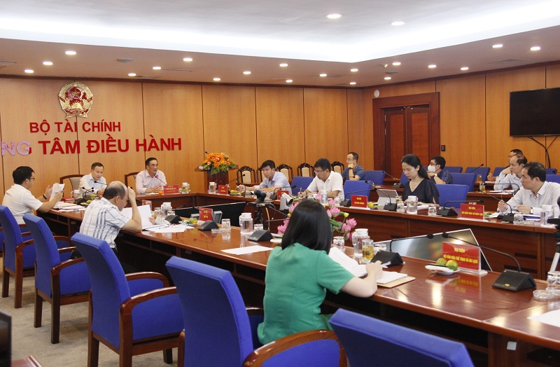 Hội nghị với các bộ, ngành về giải ngân vốn đầu tư công nguồn vay nước ngoài của Chính phủ 8 tháng đầu năm 2020 do Bộ Tài chính tổ chức ngày 26/8/2020.
