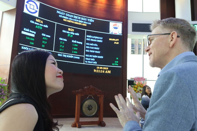 TTCK Việt Nam thu hút sự quan tâm của nhiều nhà đầu tư nước ngoài. Nguồn: tinnhanhchungkhoan.vn