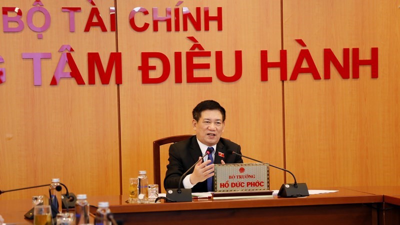 Bộ trưởng Bộ Tài chính Hồ Đức Phớc.