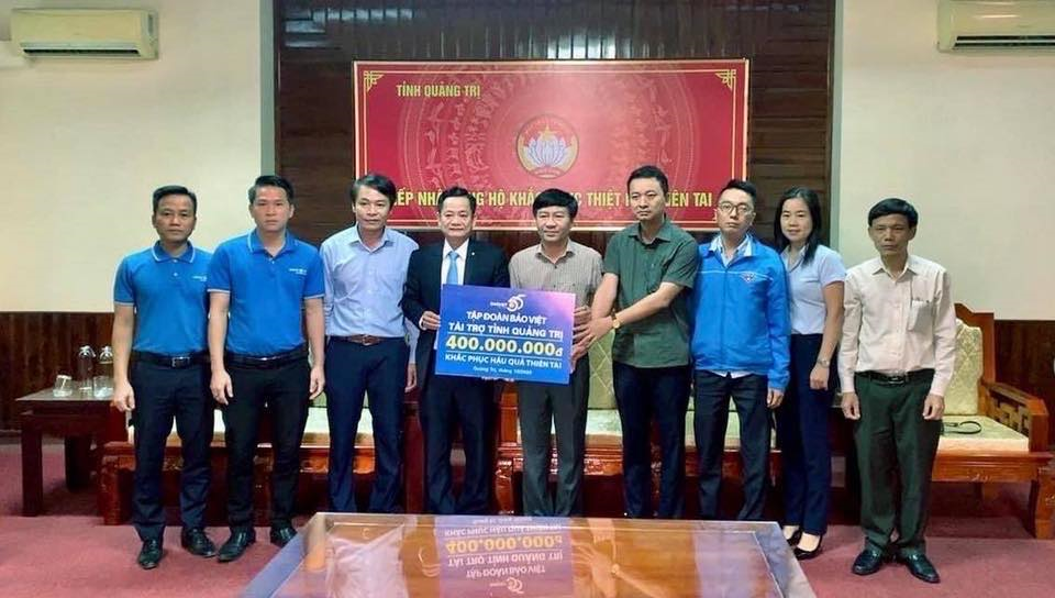 Tập đoàn Bảo Việt và các đơn vị thành viên đã có những hành động thiết thực, chung tay ủng hộ đồng bào miền Trung bị thiệt hại do bão lũ.