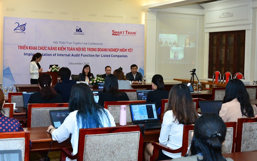 Hội thảo trực tuyến “Triển khai kiểm toán nội bộ trong doanh nghiệp niêm yết theo Nghị định số 05/2019/NĐ-CP NĐ-CP”