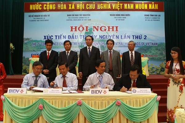 BIDV ký kết hợp đồng tín dụng với các doanh nghiệp với tổng mức đầu tư lên tới 7.325 tỷ đồng. Ảnh: BIDV