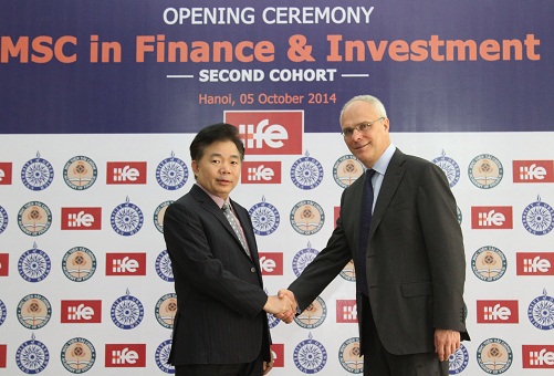 Lễ khai giảng Chương trình Thạc sỹ Tài chính và Đầu tư, khóa 2 của Viện Đào tạo Quốc tế. Nguồn: iife.edu.vn.vn