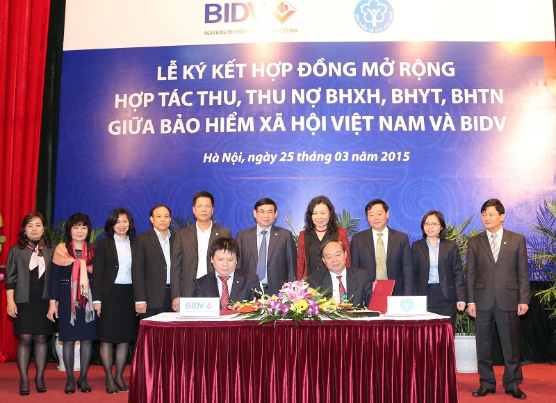 Toàn cảnh lễ kí kết. Nguồn: bidv.com.vn