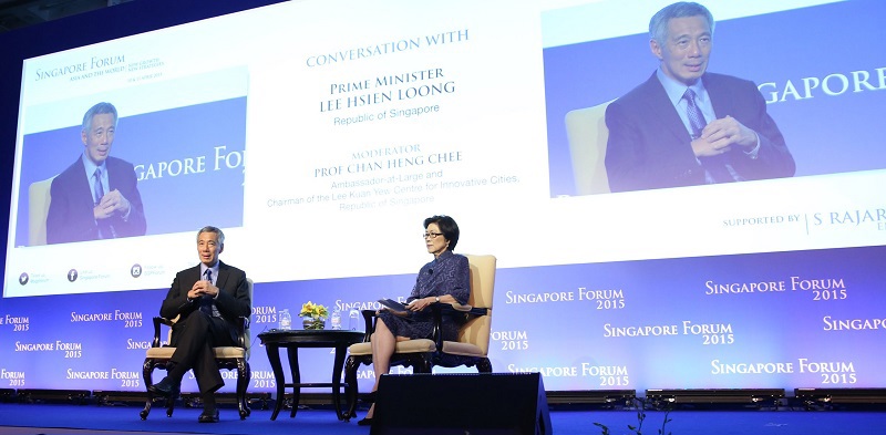 Diễn đàn Singapore 2015 năm nay có chủ đề “Châu Á và Thế giới - Tăng trưởng mới, chiến lược mới”. Nguồn: i.ytimg.com