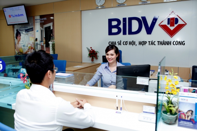 Trong 3 ngân hàng nổi bật nhất phải kể đến BIDV với lợi nhuận trước thuế hợp nhất năm 2015 đạt 7.466 tỷ đồng. Nguồn: internet