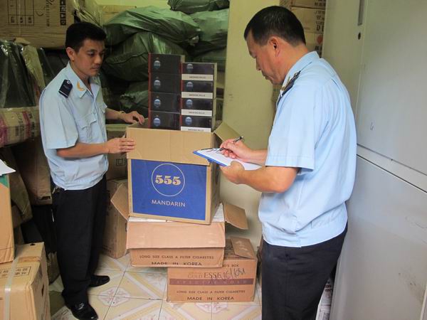  Thực hiện Chỉ thị 30, Tổng cục Hải quan chủ trì, phát hiện 387 vụ buôn lậu thuốc lá. Nguồn: baohaiquan.vn