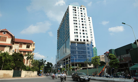 Tòa nhà 8B Lê Trực. Nguồn: internet