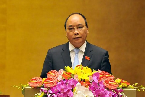 Thủ tướng trình bày Báo cáo tình hình thực hiện kế hoạch phát triển kinh tế-xã hội và NSNN 6 tháng đầu năm, các giải pháp thực hiện kế hoạch 6 tháng cuối năm trước Quốc hội sáng 29/7/2016. Nguồn: chinhphu.vn