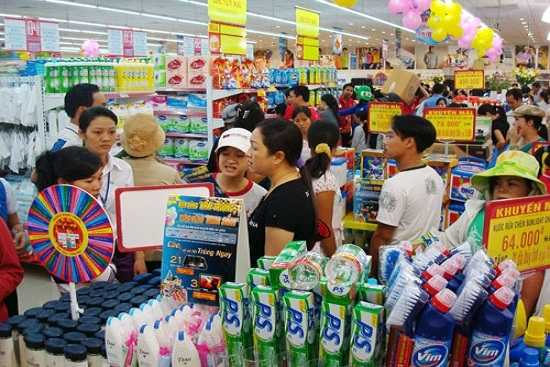 Doanh thu bán lẻ hàng hóa quý I năm nay ước đạt 689,5 nghìn tỷ đồng. Nguồn: internet
