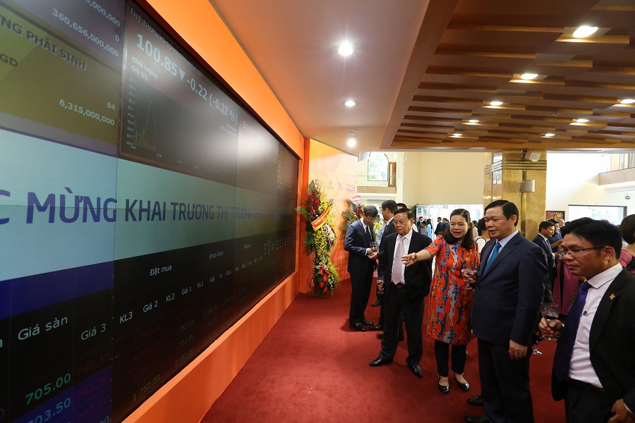 Phó Thủ tướng Vương Đình Huệ yêu cầu vận hành TTCK phái sinh thông suốt, ổn định, bảo đảm an toàn. Nguồn: hnx.vn