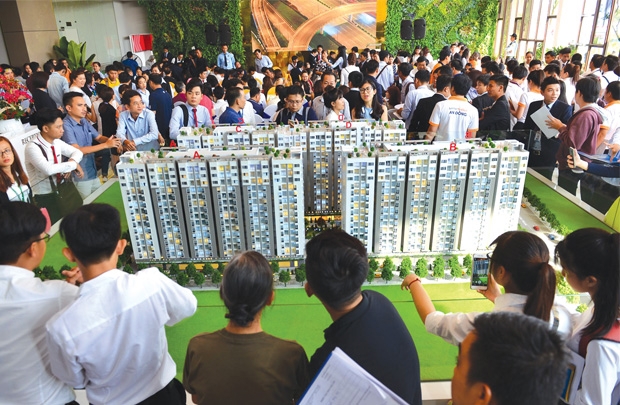Từ đầu năm đến nay, tình hình tiêu thụ căn hộ vẫn khả quan. Nguồn: doanhnhansaigon.vn