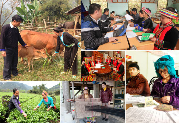 Những năm qua, Chính phủ đã ban hành hơn 130 chính sách dành cho đồng bào dân tộc và miền núi nhằm tạo việc làm, ổn định tinh thần, nâng cao đời sống. Nguồn: internet