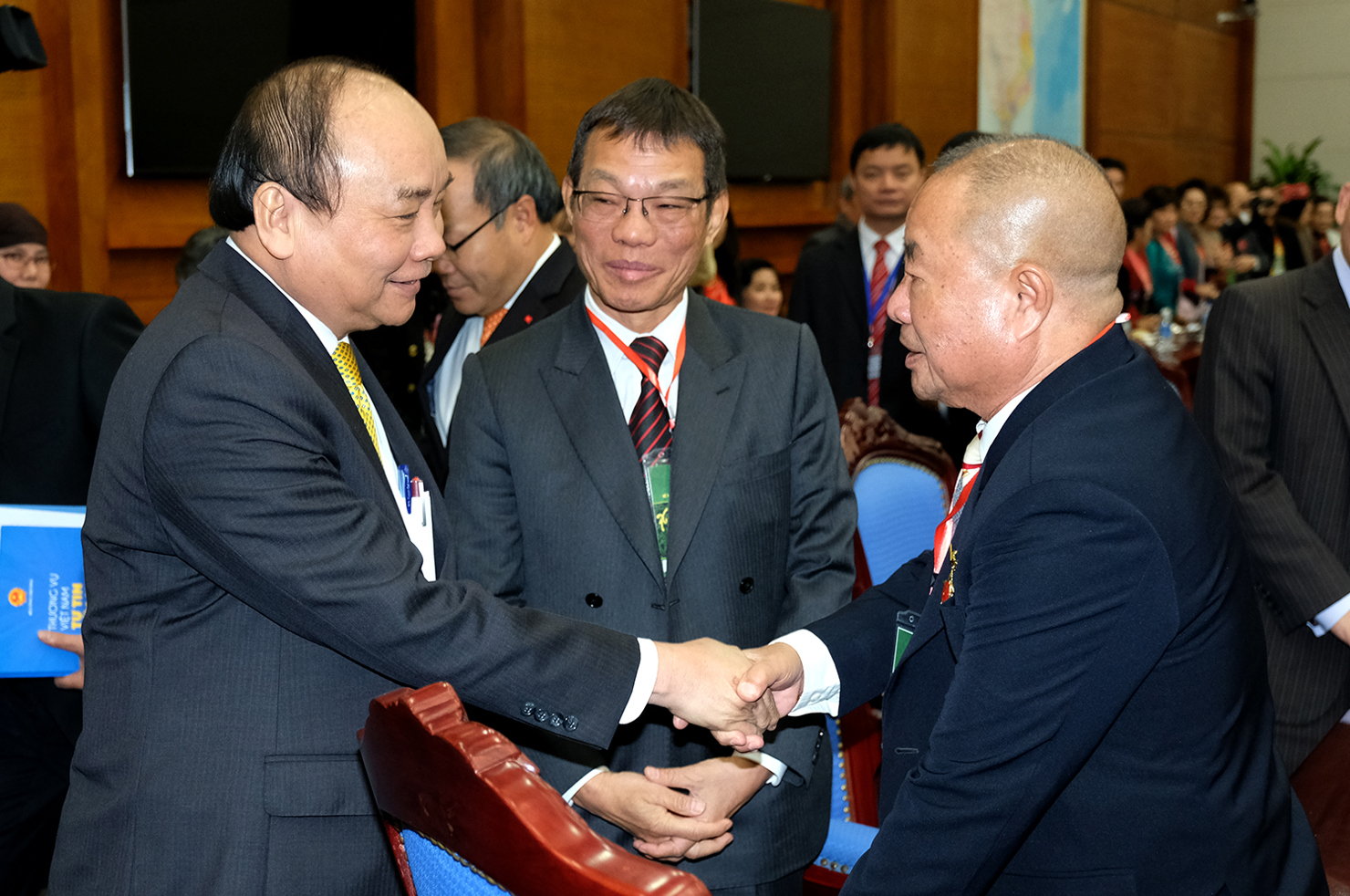 Thủ tướng Nguyễn Xuân Phúc đã thông tin với bà con kiều bào về tình hình đất nước, đặc biệt là những kết quả đáng mừng, những kỷ lục về kinh tế, xã hội năm 2017. Nguồn: chinhphu.vn