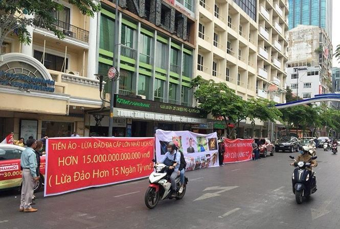 Nạn nhân tố cáo đường đây tiền ảo đa cấp lừa 15.000 tỷ đồng. tienphong.vn
