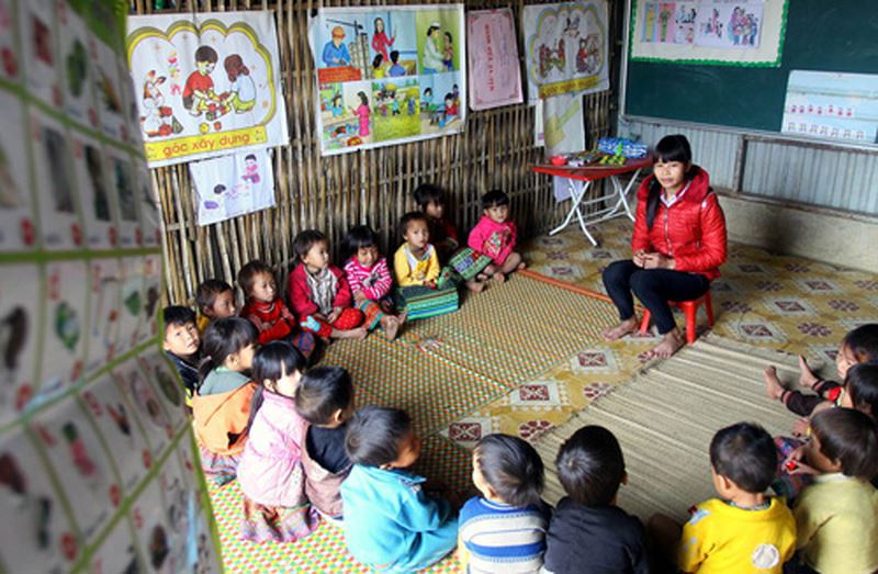 Trẻ em mẫu giáo 5 tuổi được hưởng chính sách miễn học phí.
