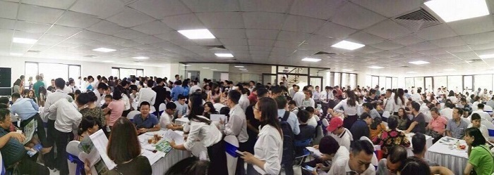 Các dự án căn hộ tại Long Biên khi được mở bán đều được giao dịch nhanh chóng