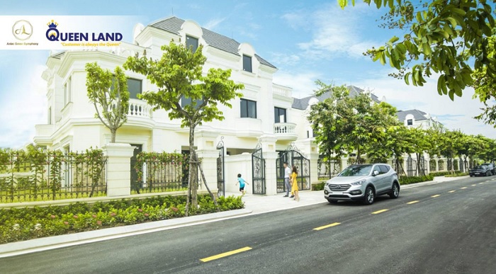 Anlac Green Symphony nổi bật với kiến trúc Tân cổ điển thời thượng.