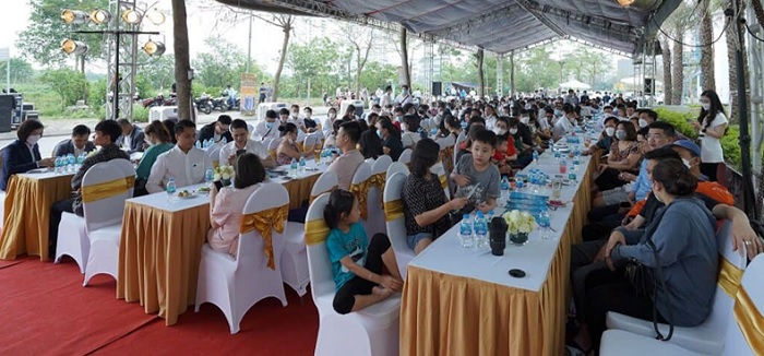 Sự kiện thu hút đông đảo khách hàng có nhu cầu mua nhà ở thực.