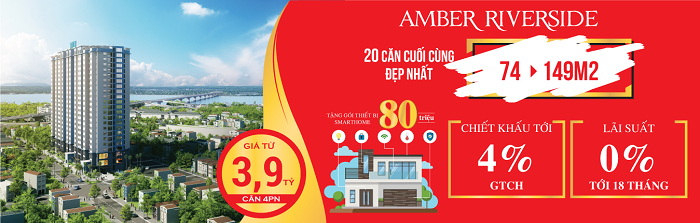 Khách hàng sẽ nhận được nhiều chính sách ưu đãi hấp dẫn khi mua căn hộ Dual key, dự án Amber Riverside.