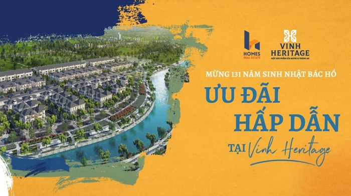 Shophouse107 tại phân khu Hoàng Yến được kỳ vọng tăng chất châu Âu tại Vinh Heritage.