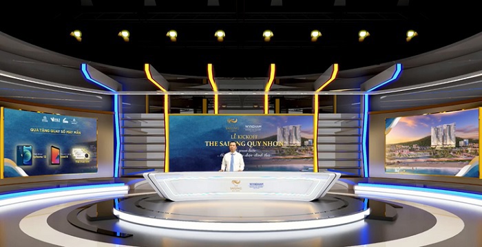 Hình 3 – Ông Nguyễn Đăng Gô Ganh, Chủ tịch HĐQT Chủ đầu tư Đô Thành chia sẻ về quyết tâm phát triển dự án với quy mô đẳng cấp bậc nhất thành phố biển Quy Nhơn.