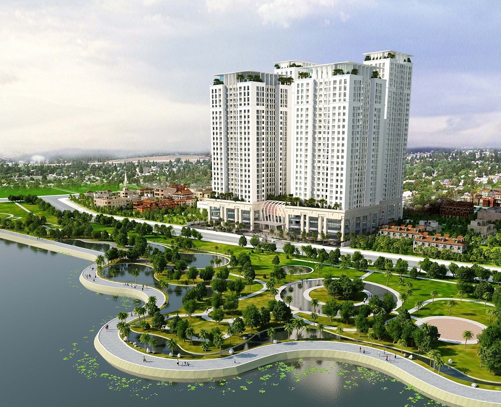Mô hình Khu căn hộ cao cấp Home City
