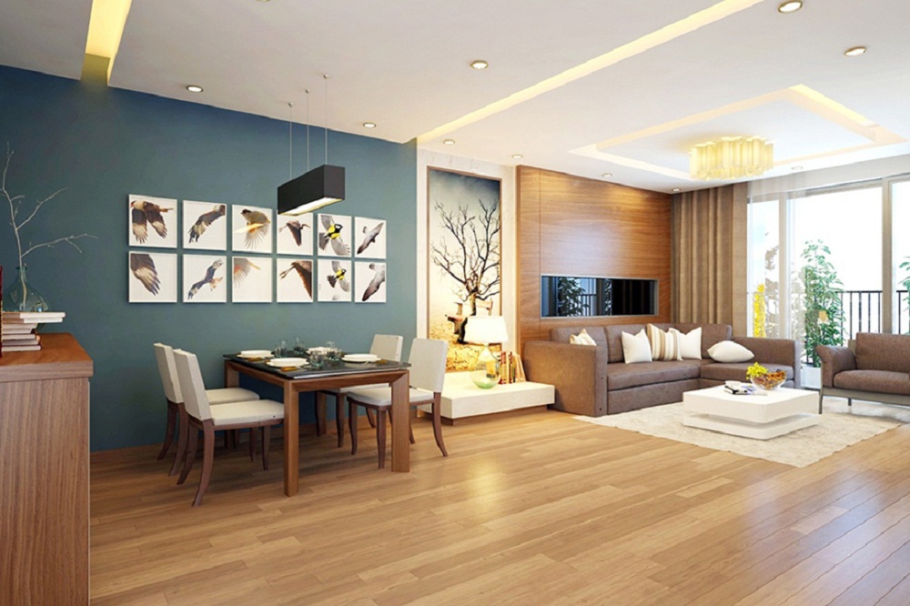 Căn hộ hoàn thiện theo trường phái hiện đại