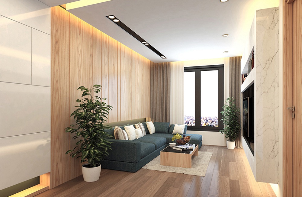 Phối cảnh căn hộ Goldmark City với thiết kế hiện đại, cao cấp