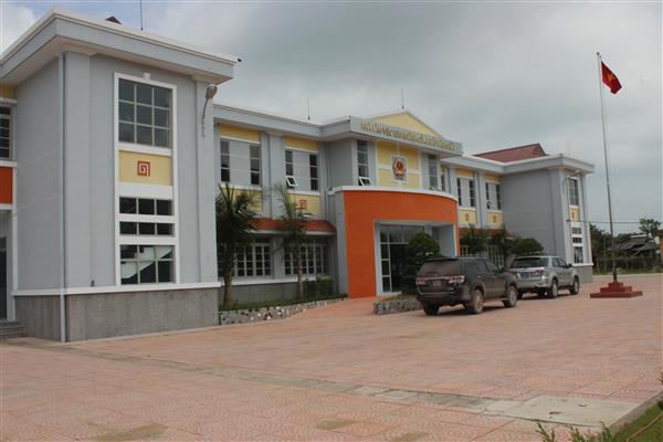 Nhà làm việc liên ngành cửa khẩu phụ Bản Chắt. Nguồn: PV.