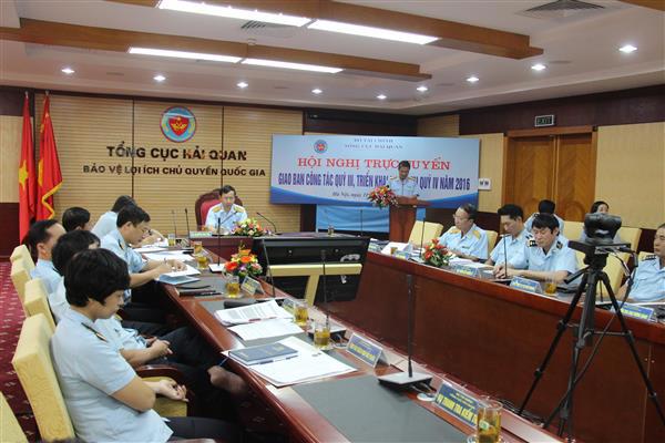 Quang cảnh Hội nghị đầu cầu Tổng cục Hải quan. Nguồn: PV.