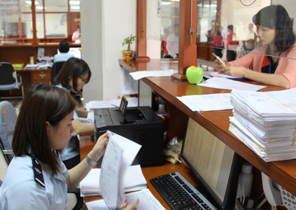 Hoạt động nghiệp vụ hải quan tại Chi cục Hải quan Vĩnh Phúc (Cục Hải quan Hà Nội). Nguồn: PV.