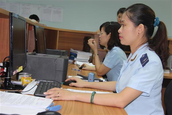 Hoạt động nghiệp vụ tại Cục Hải quan Hải Phòng. Nguồn: PV.