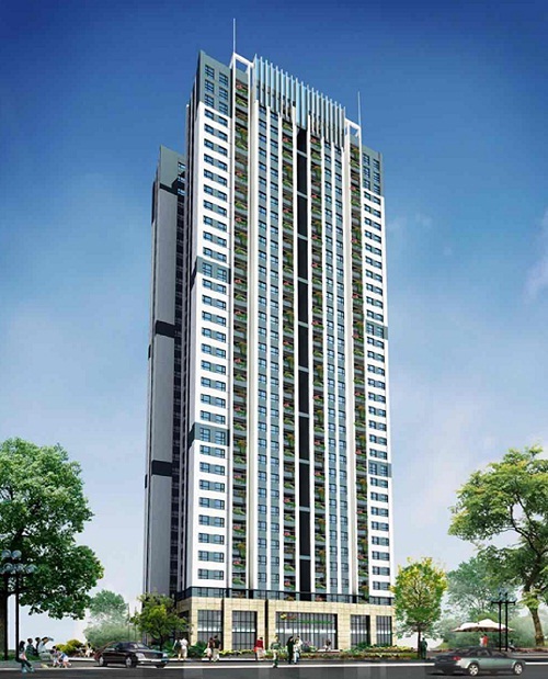 Phối cảnh chung cư Trung Yên Smile Building