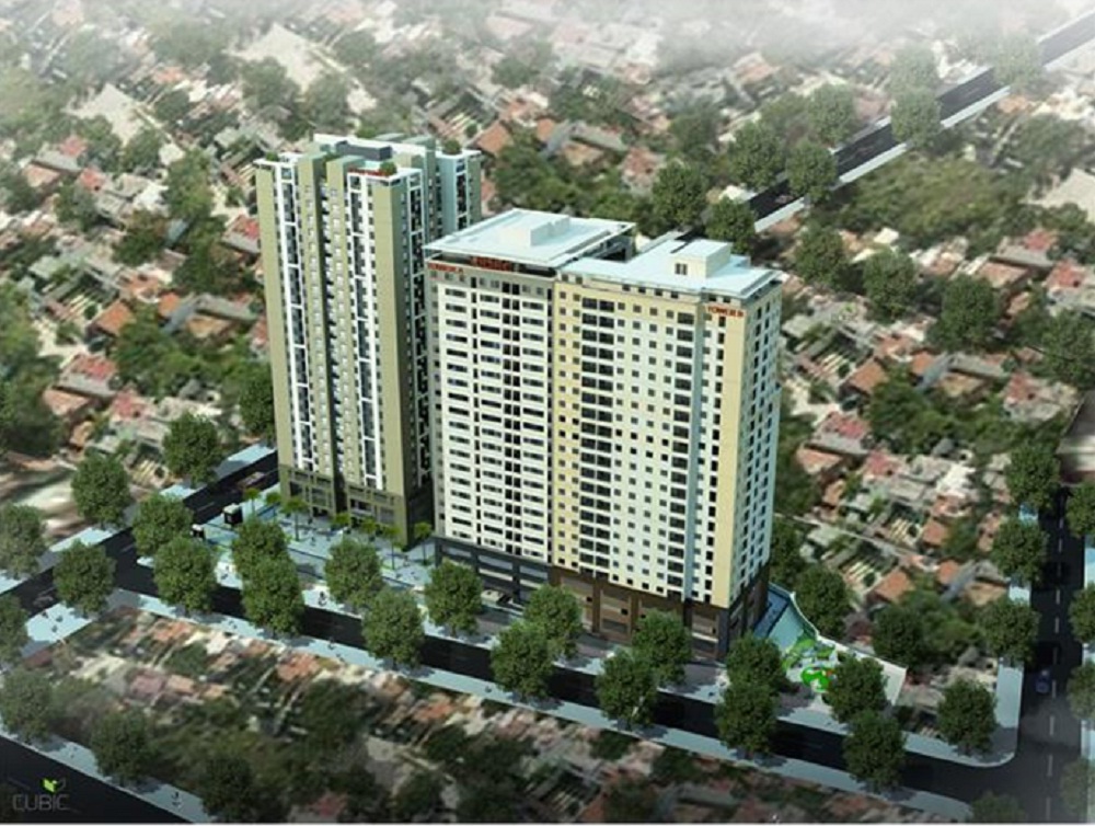 Dự án khu nhà ở để bán cho cán bộ chiến sĩ Viện Khoa học hình sự Bộ Công an và dự án Star Tower 283 Khương Trung. Nguồn: PV.