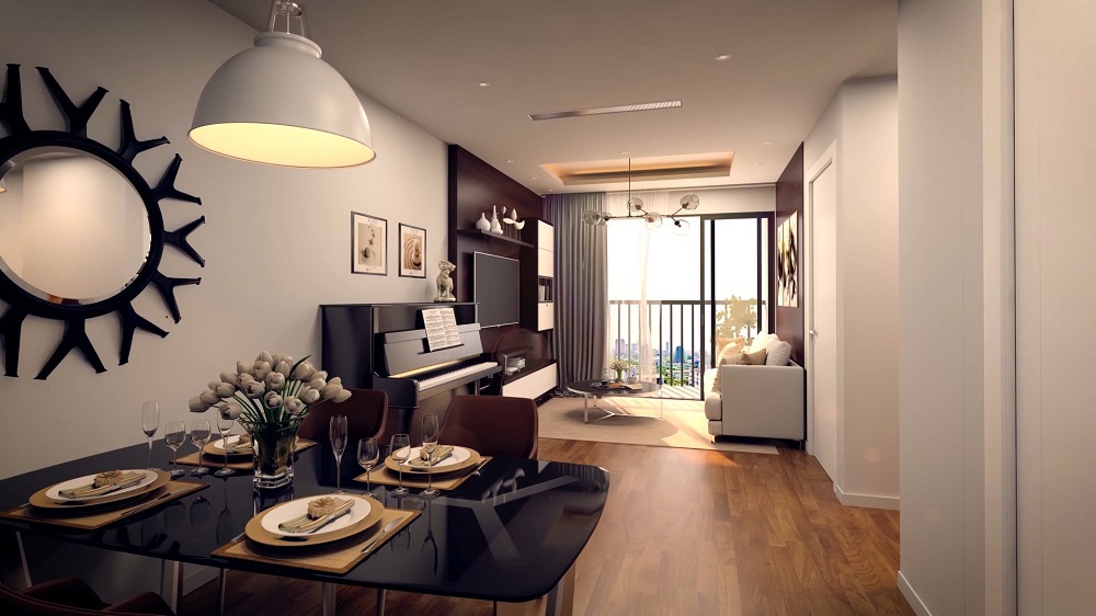 Căn hộ tại Gelexia Riverside được thiết kế đảm bảo các tiêu chí thoáng và đẹp