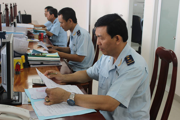 Hoạt động nghiệp vụ tại Cục Hải quan Cần Thơ. Nguồn: PV.