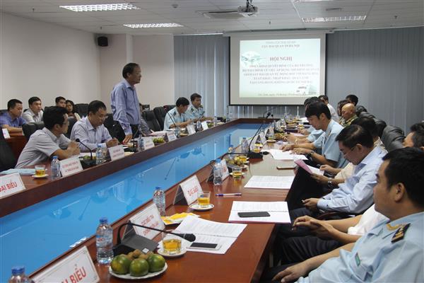 Phó Tổng cục trưởng Nguyễn Công Bình phát biểu tại hội nghị. Nguồn: PV.