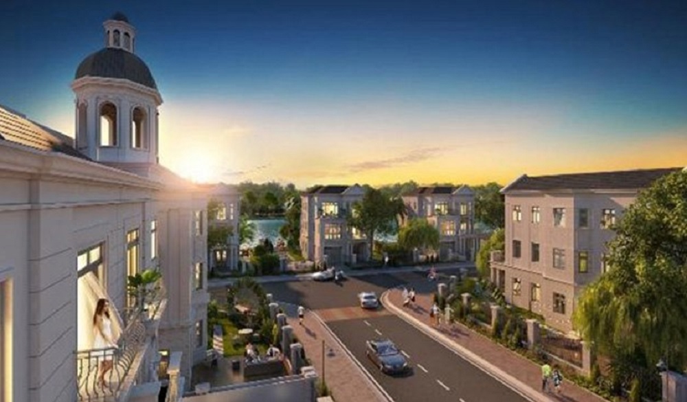 Một góc tiểu khu Nguyệt Quế thuộc phân khu mới Vinhomes Riverside – The Harmony.