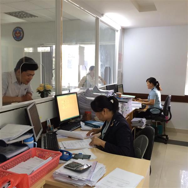 Hoạt động nghiệp vụ tại Cục Hải quan Long An. Nguồn: PV.