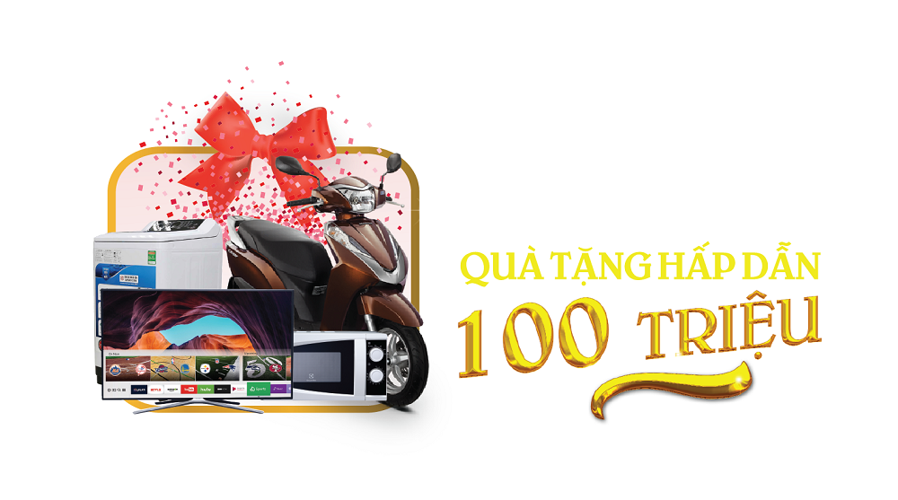 Nhiều quà tặng hấp dẫn tri ân khách hàng ngày 04/02/2018 lên tới 100 triệu.