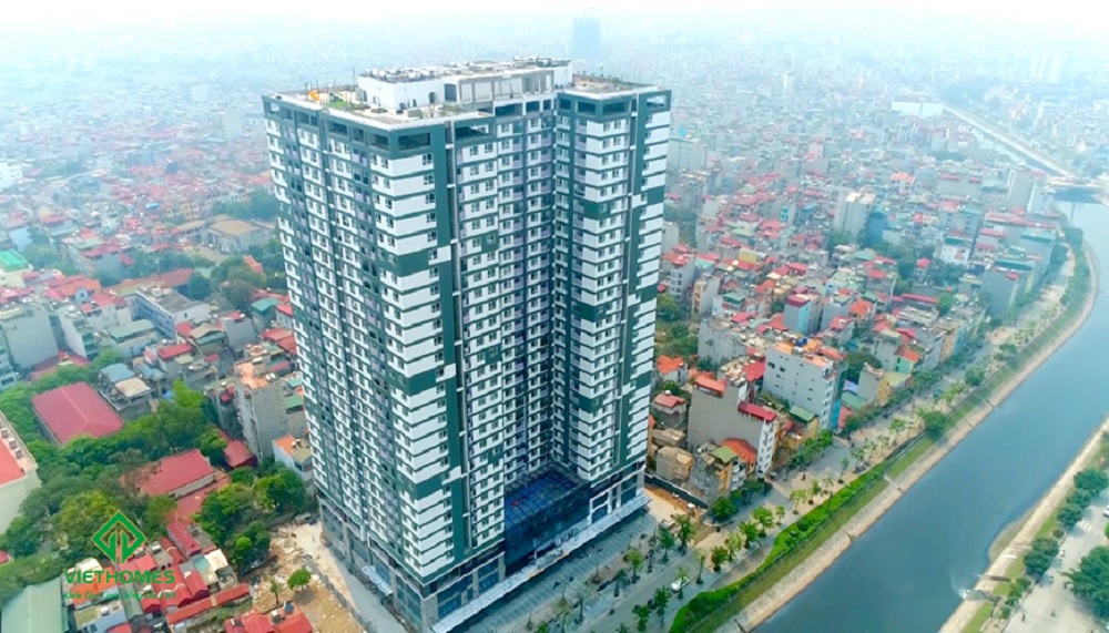Tổng quan dự án Riverside Garden thực tế ngày 20/04/2018.