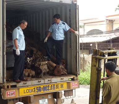 Cơ quan Hải quan đã phát hiện xử lý nhiều doanh nghiệp sai phạm trong hoạt động nhập khẩu nhựa phế liệu. Nguồn: Internet