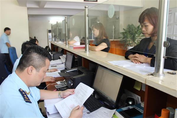 Hoạt động nghiệp vụ hải quan tại chi cục Hải quan Thái Nguyên, Cục Hải quan Bắc Ninh. Nguồn: PV.