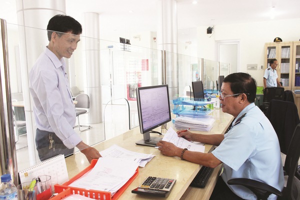 Hoạt động nghiệp vụ tại Chi cục Hải quan KCN Hòa Khánh-Liên Chiểu. Nguồn: PV.