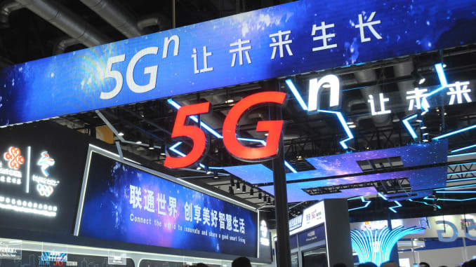 Trung Quốc hiện đang là quốc gia dẫn đầu về phát triển công nghệ mạng 5G Ảnh: CNBC