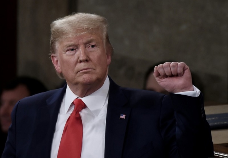 Ông Donald Trump được tuyên “trắng án” trước cáo buộc do Hạ viện phê chuẩn ngày 18/12/2019. Ảnh: AFP