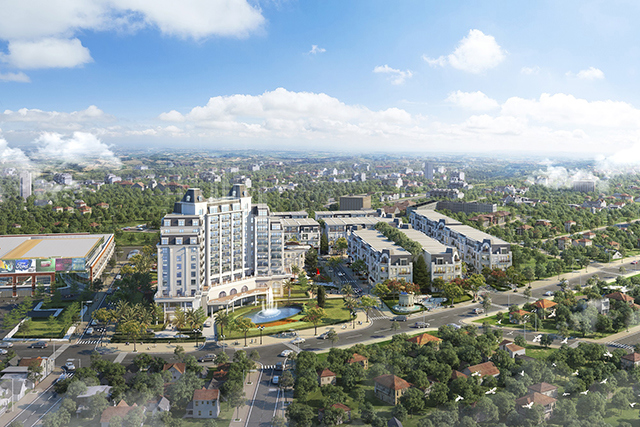 FLC Hilltop Gia Lai tọa lạc tại vị trí đắc địa ở trung tâm TP. Pleiku.