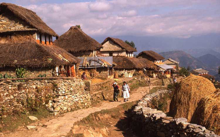 Vùng đồi núi Mahabharat của Nepal. Nguồn: internet